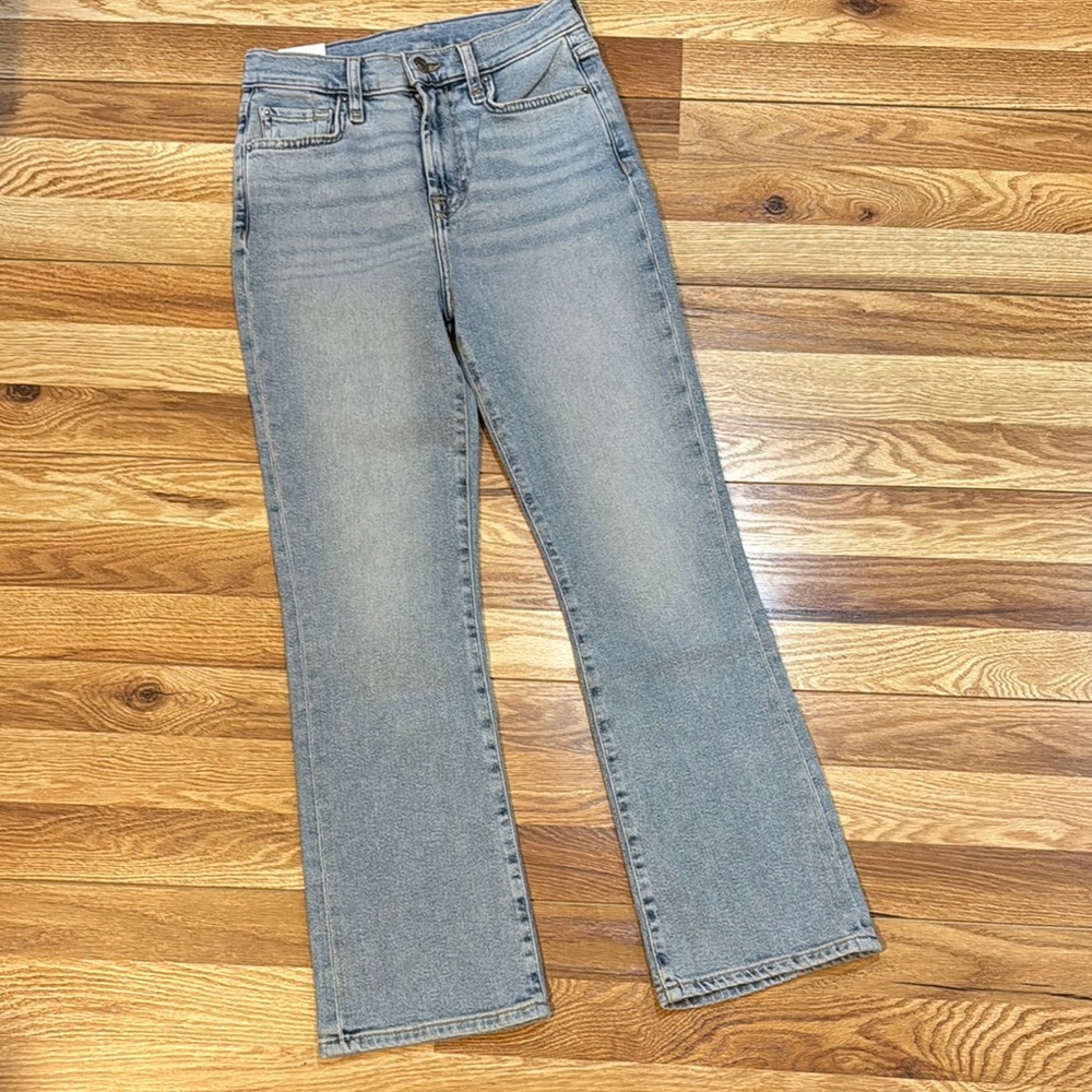 Blue Flare Wide Leg Jeans with Vintage Aesthetic